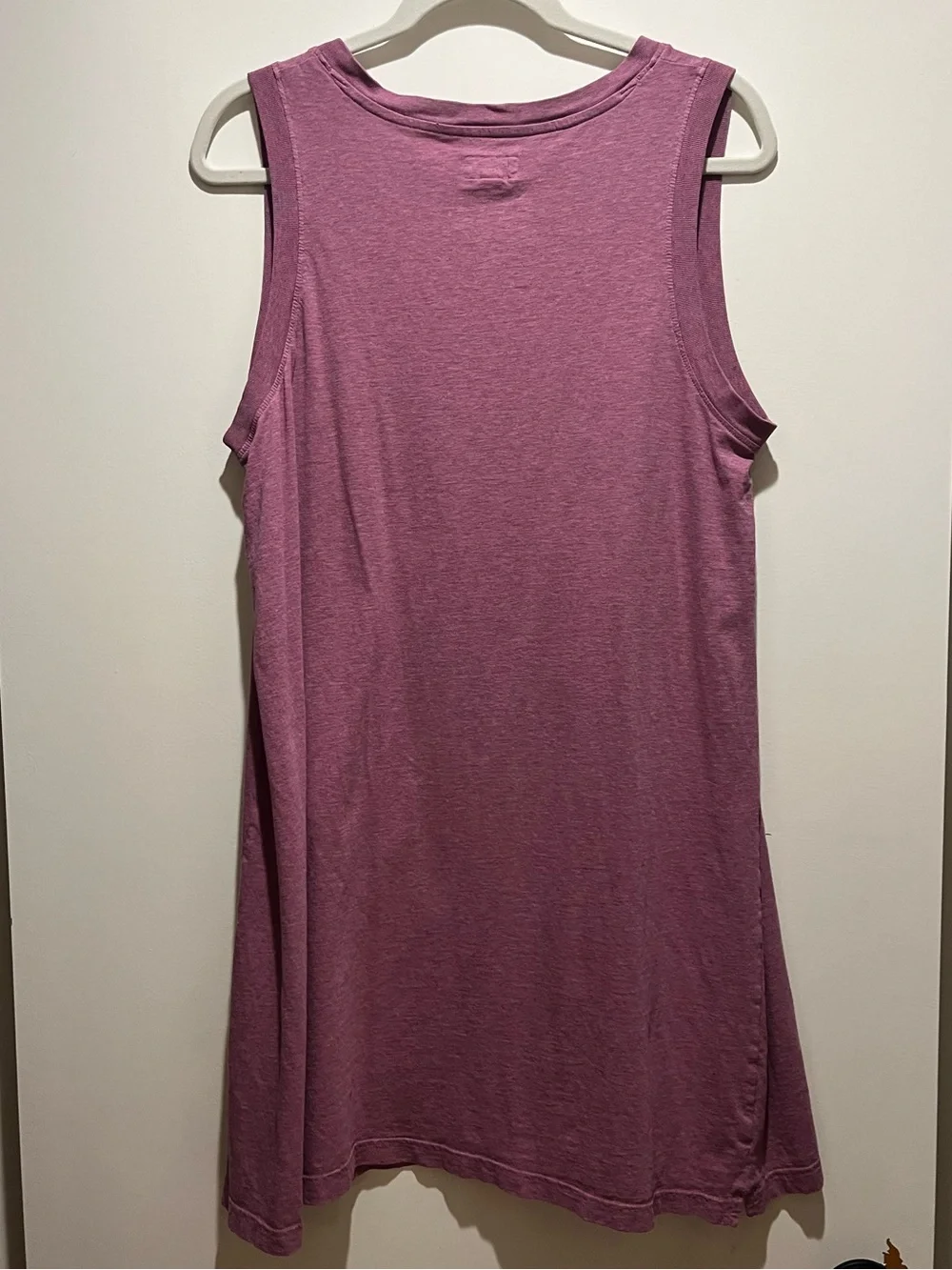 Pact Women's V-Neck Dress in Mauve - Picture 2 of 3
